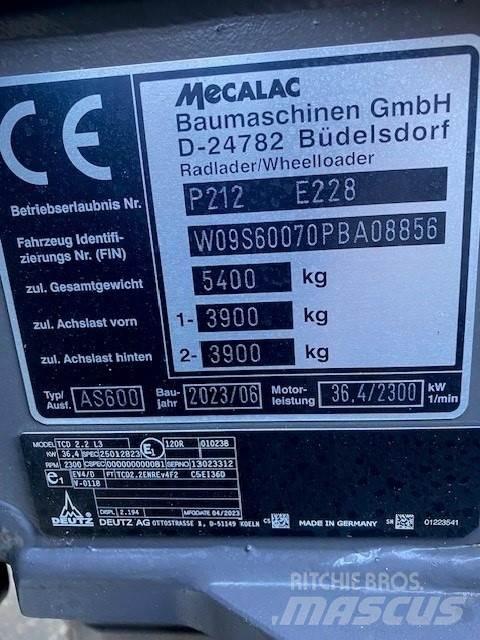 Mecalac AS600 Φορτωτές με λάστιχα (Τροχοφόροι)