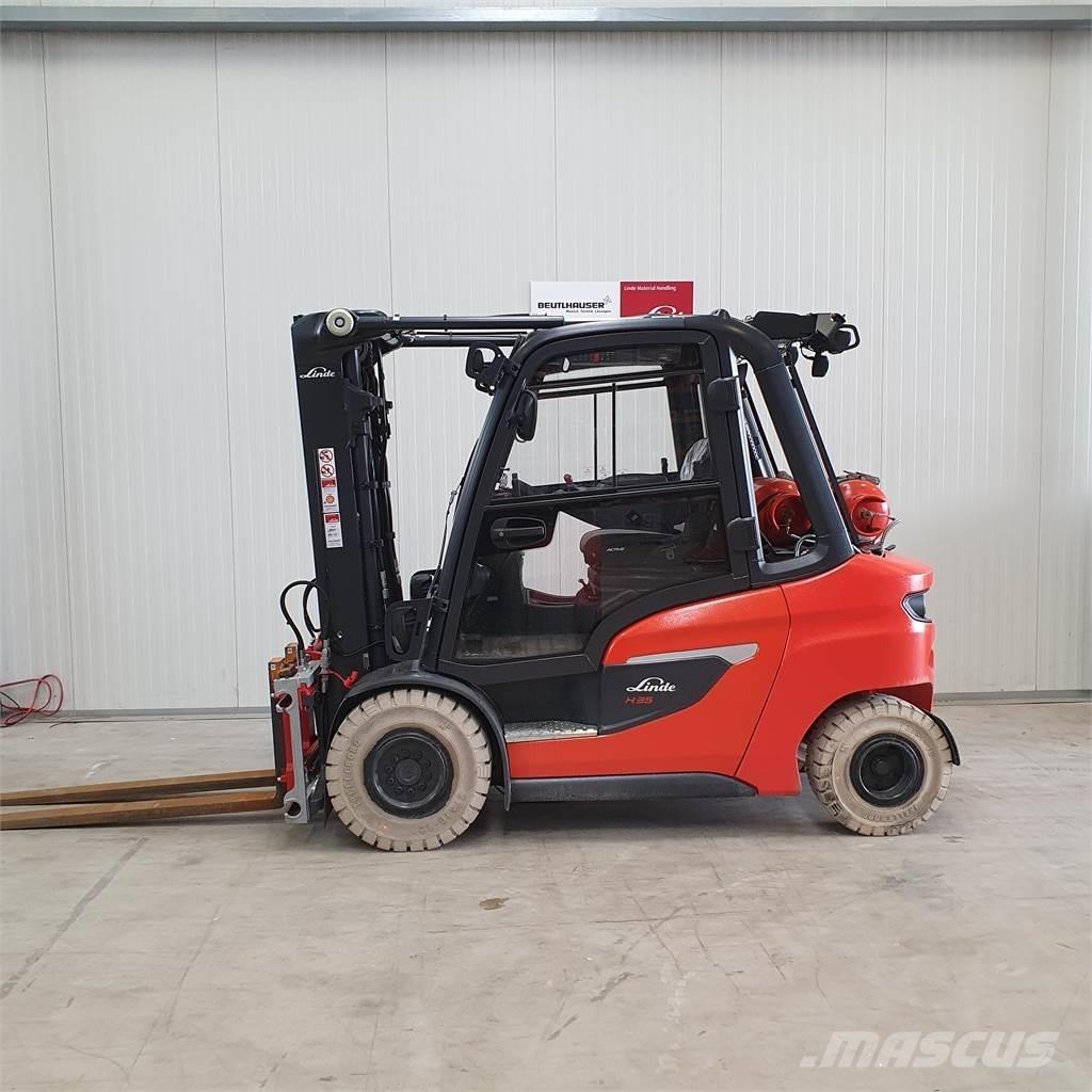 Linde H35T Περονοφόρα ανυψωτικά κλαρκ με φυσικό αέριο LPG