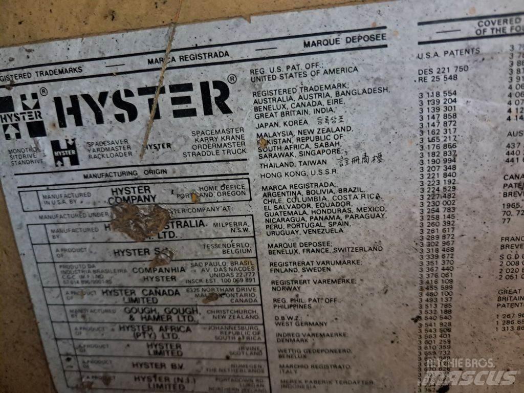 Hyster H2.50J Πετρελαιοκίνητα Κλαρκ