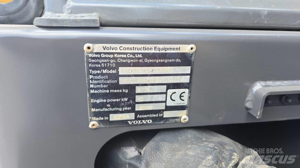 Volvo ECR 88 D Μίνι εκσκαφείς 7t - 12t