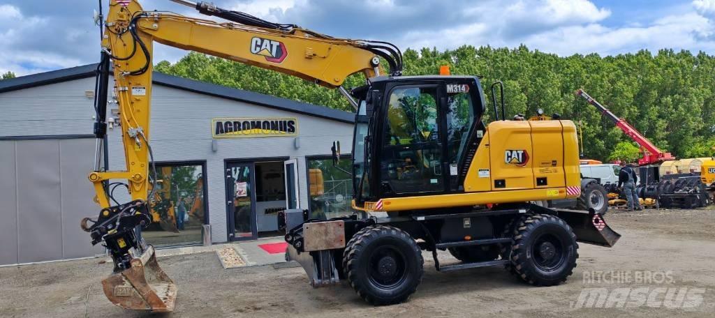 CAT 314 Εκσκαφείς με τροχούς - λάστιχα
