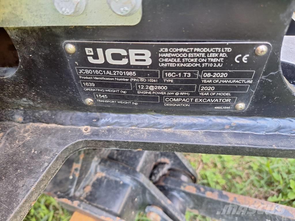 JCB 16 C-1 Εκσκαφάκι (διαβολάκι) < 7t