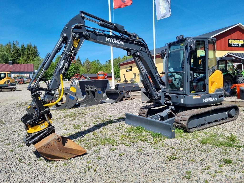 Hyundai HX 55 ACR Εκσκαφάκι (διαβολάκι) < 7t