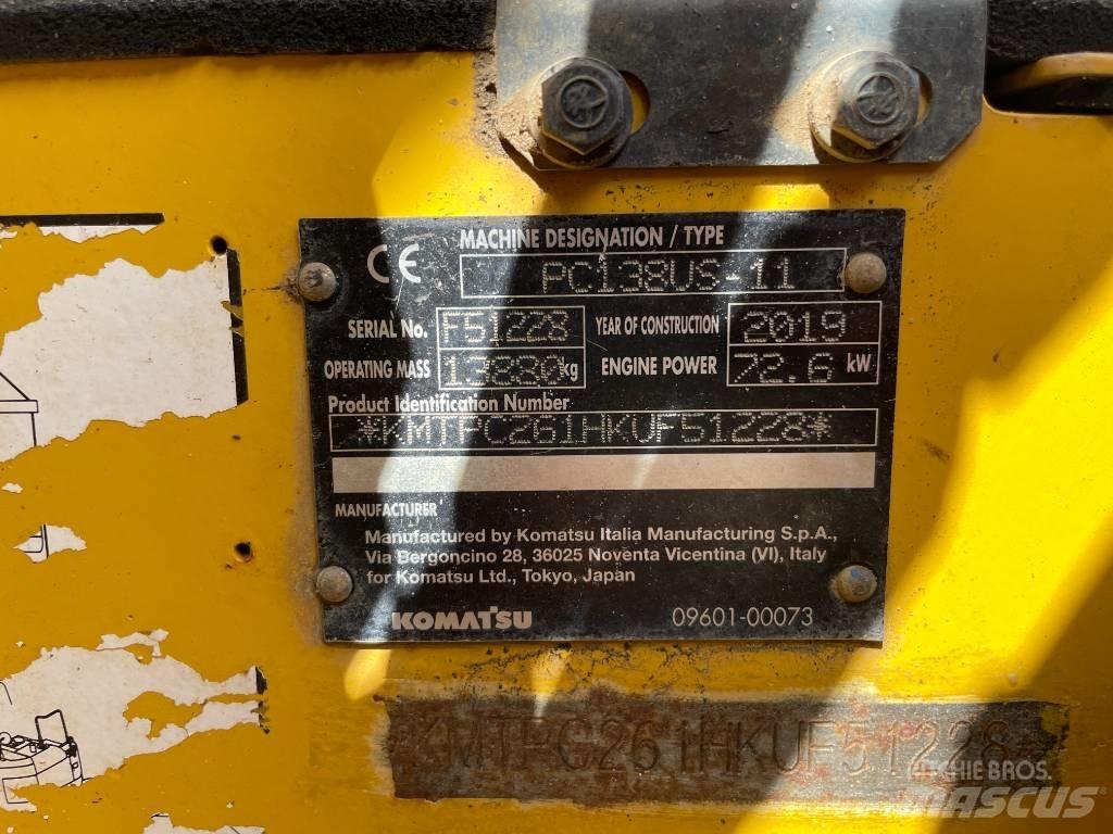 Komatsu PC 138 US-11 Εκσκαφείς με ερπύστριες