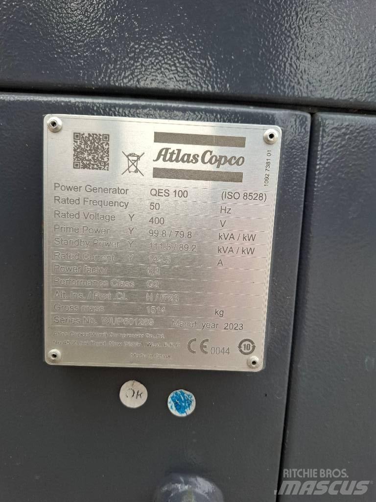 Atlas Copco QES 100 Γεννήτριες ντίζελ