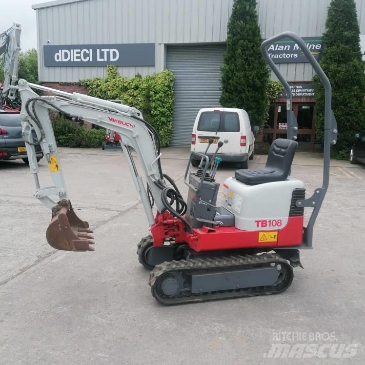 Takeuchi TB108 Εκσκαφάκι (διαβολάκι) < 7t