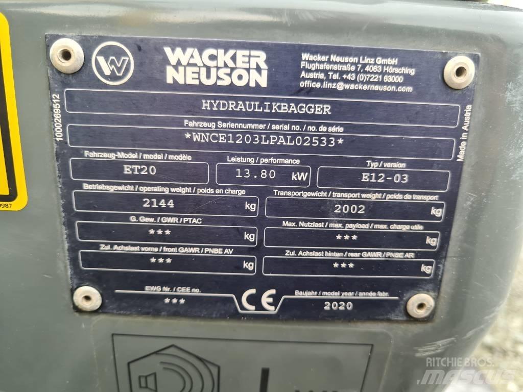 Wacker Neuson ET20 Εκσκαφείς με ερπύστριες