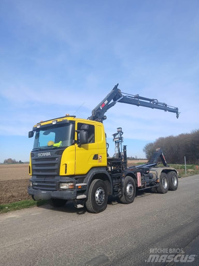 Scania R 420 Φορτηγά ανατροπή με γάντζο