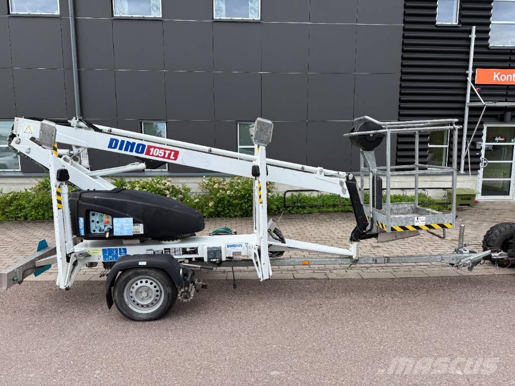 Dino 105 TL Skylift Εναέριες πλατφόρμες τοποθετημένες σε ρυμούλκα