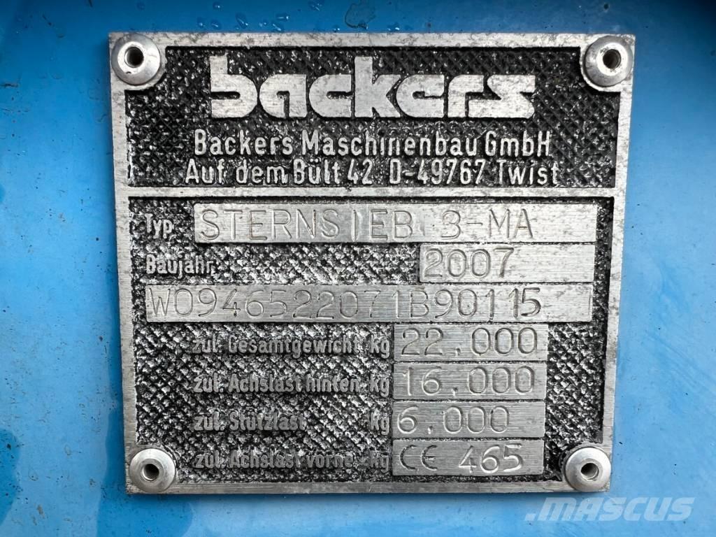 Backers 3-MA Κινητές μηχανές κοσκινίσματος