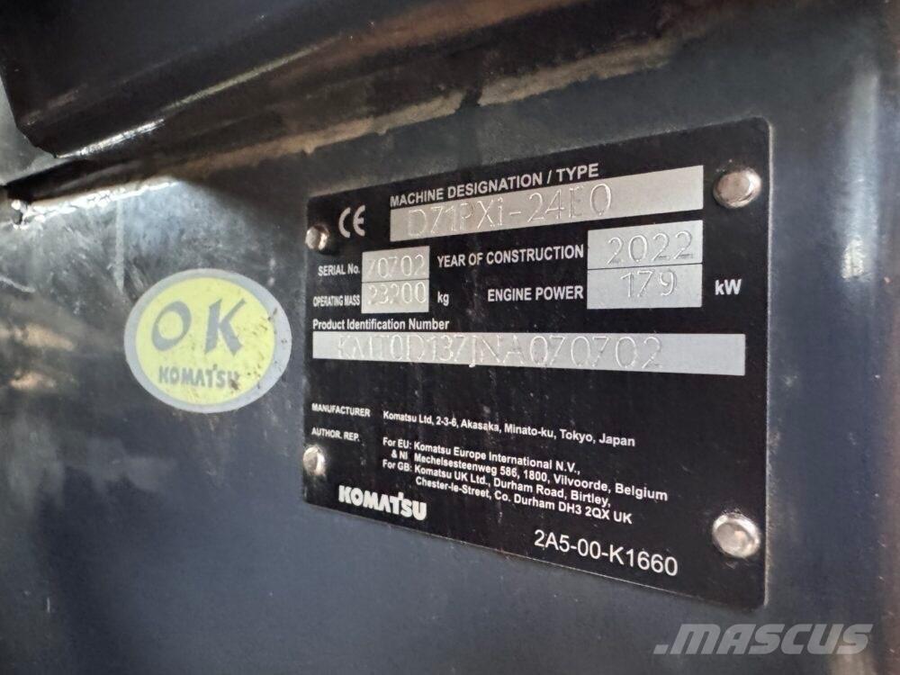 Komatsu D71 PXi-24EO Μπουλντόζες με ερπύστριες