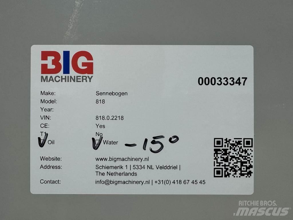 Sennebogen 818E Εκσκαφείς με τροχούς - λάστιχα