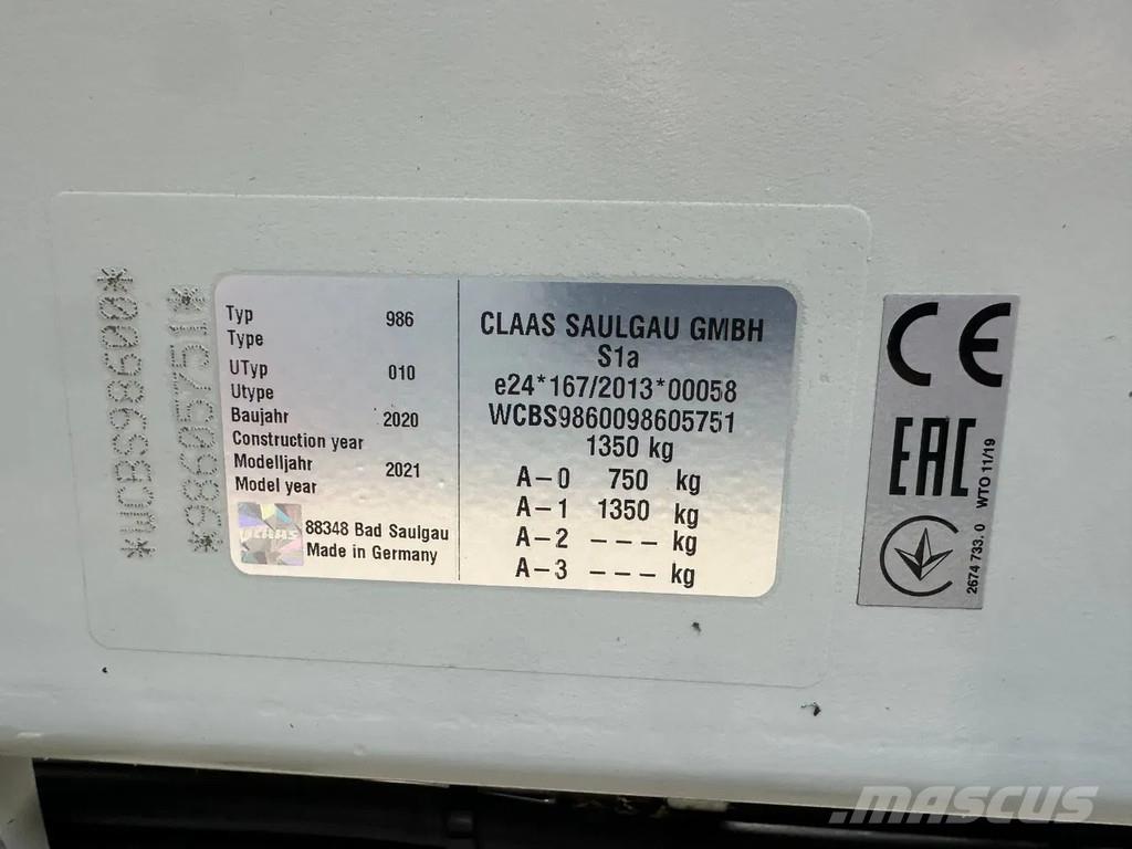 CLAAS Liner 2700 Αναμοχλευτήρες