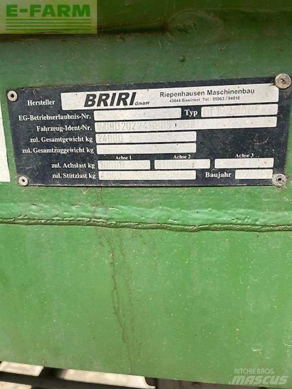 Briri güllefass Διασκορπιστές κοπριάς