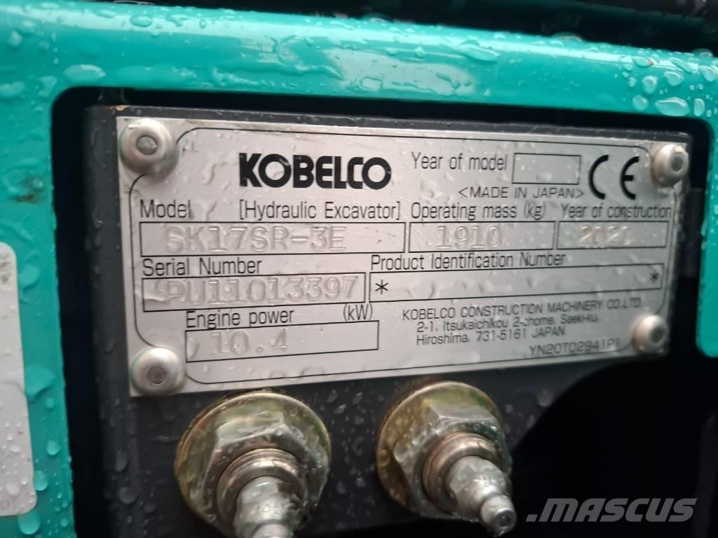 Kobelco SK 17 SR-3E Εκσκαφάκι (διαβολάκι) < 7t