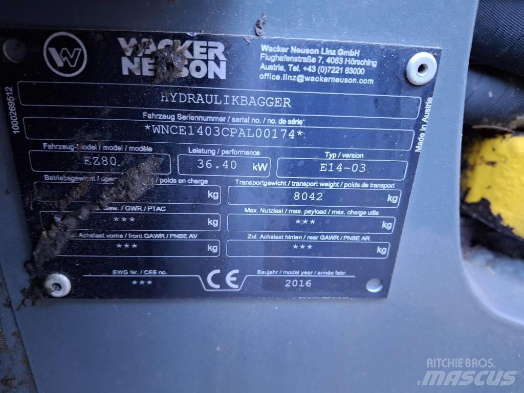 Wacker Neuson EZ 80 Μίνι εκσκαφείς 7t - 12t