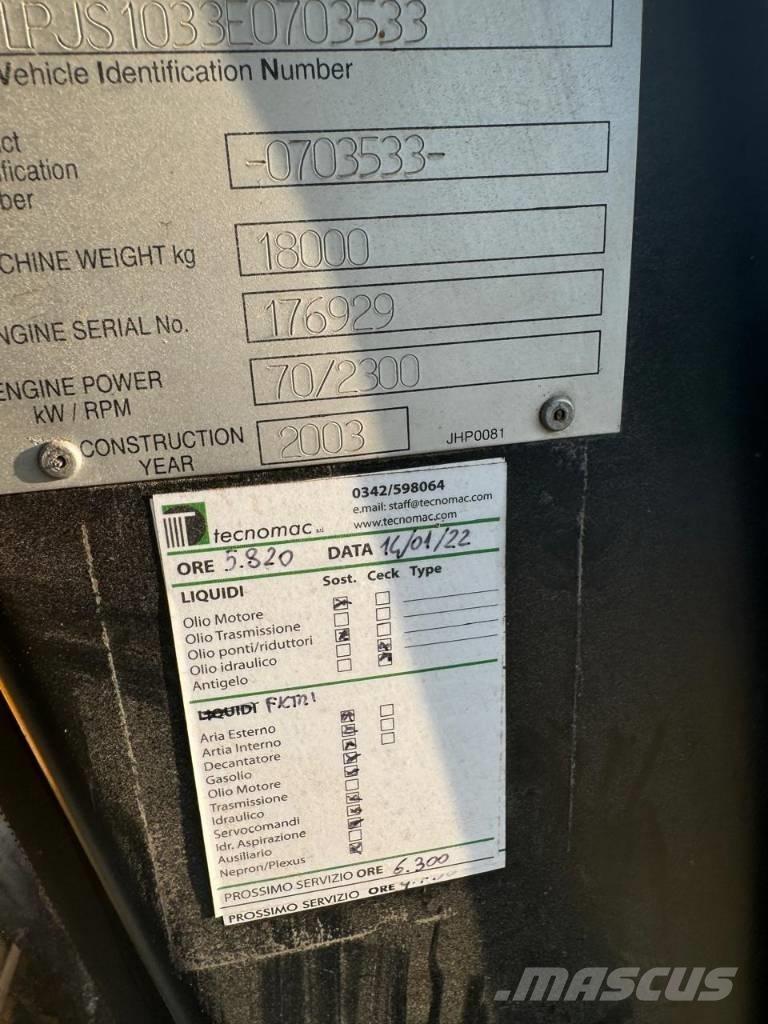JCB JS 180 Εκσκαφείς με ερπύστριες