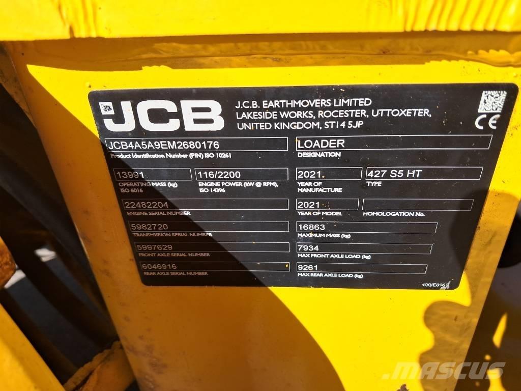 JCB 427 HT Φορτωτές με λάστιχα (Τροχοφόροι)