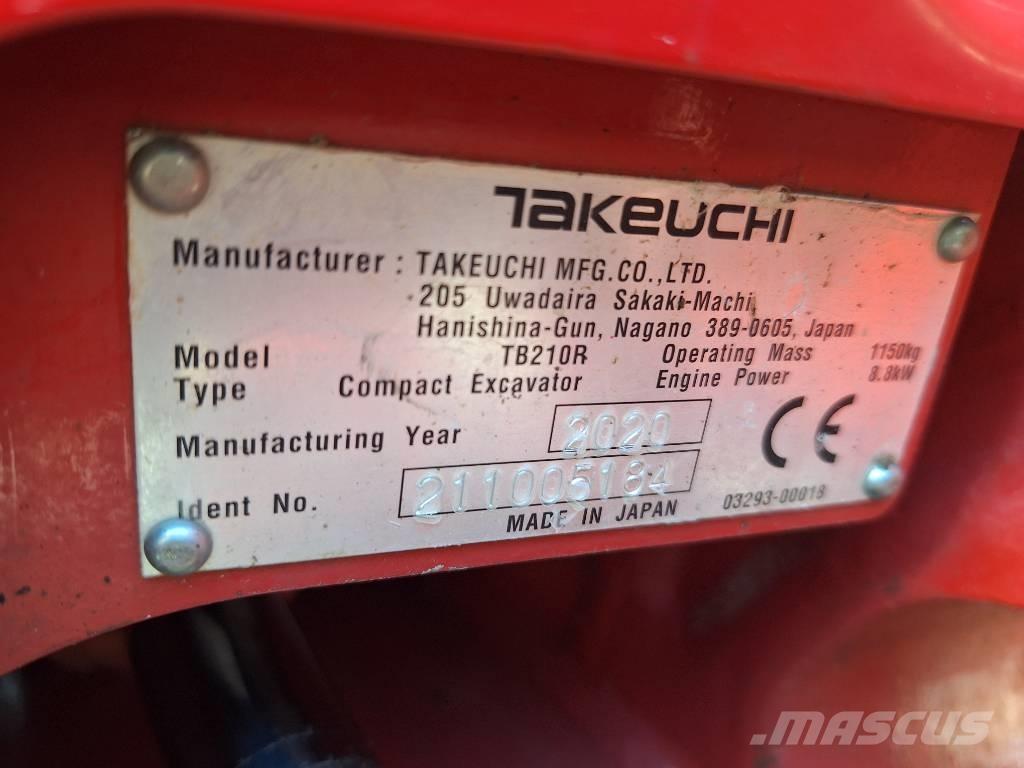 Takeuchi TB 210 R Εκσκαφάκι (διαβολάκι) < 7t