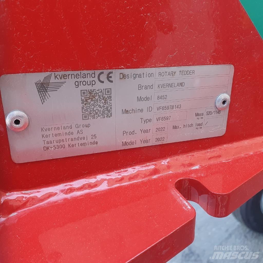 Kverneland 8452 Τσουγκράνες και χορτοξηραντικές μηχανές