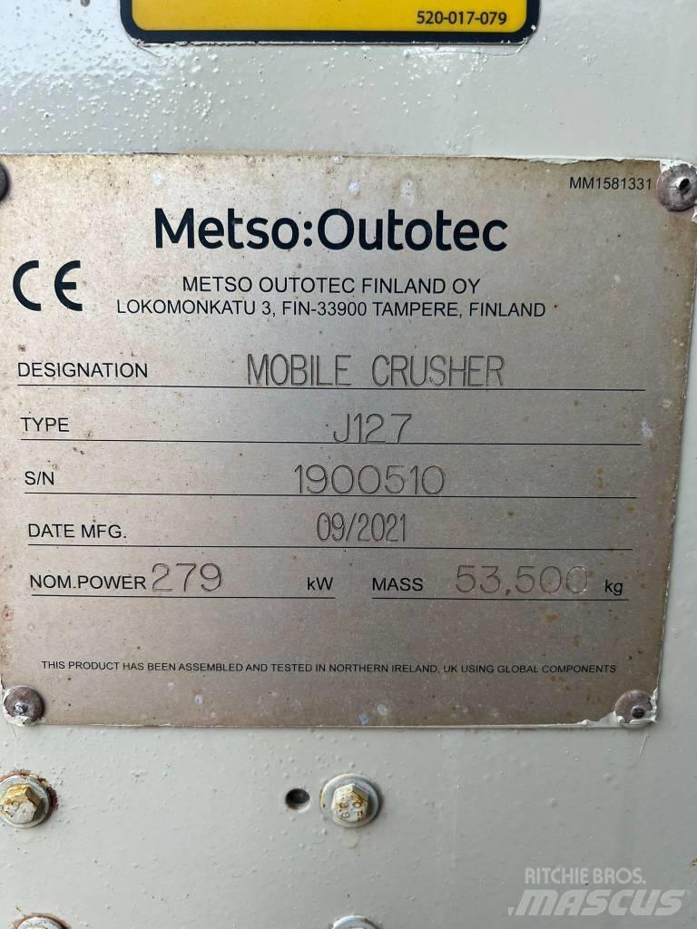 Metso Nordtrack J127 Σπαστήρες