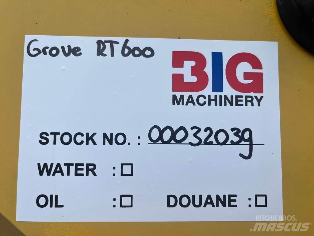 Grove RT600E Άλλες ανυψωτικές μηχανές
