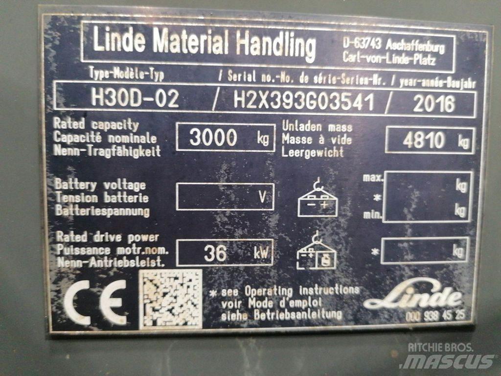 Linde H30D-02 Πετρελαιοκίνητα Κλαρκ