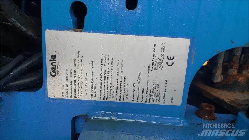 Genie S45G Ανυψωτήρες με τηλεσκοπικό βραχίονα