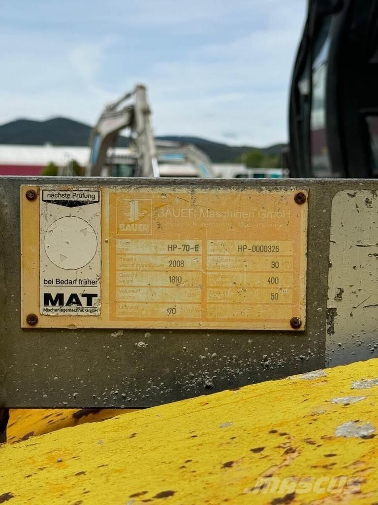 Bauer MAT HP 70 Κατασκευές - Άλλα