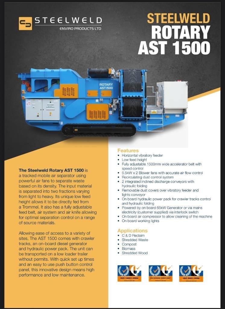  STEELWELD AST1500 Κινητές μηχανές κοσκινίσματος