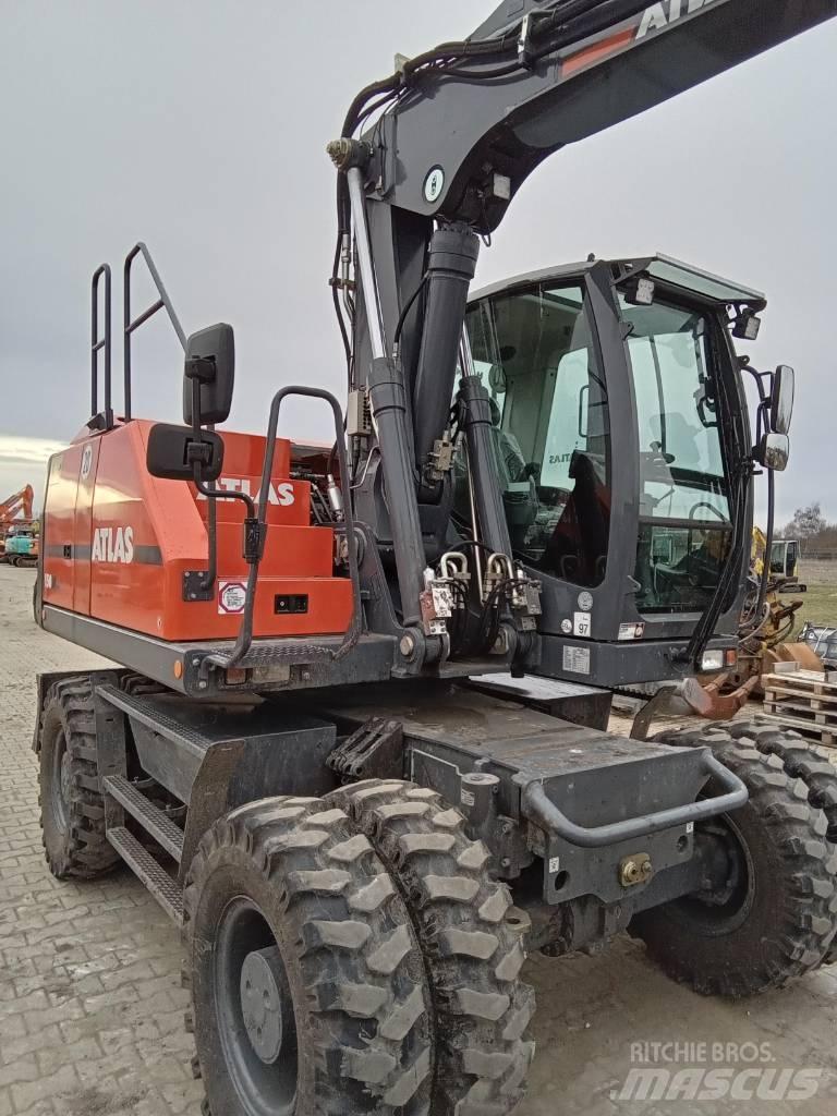 Atlas 150W Εκσκαφείς με τροχούς - λάστιχα