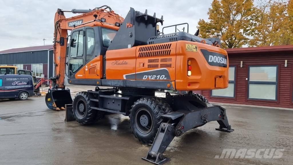 Doosan DX 210 W - 5 Εκσκαφείς με τροχούς - λάστιχα
