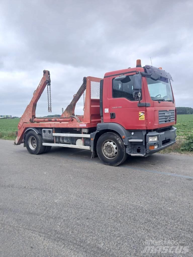 MAN TGM 18.280 Φορτηγά φόρτωσης κάδων
