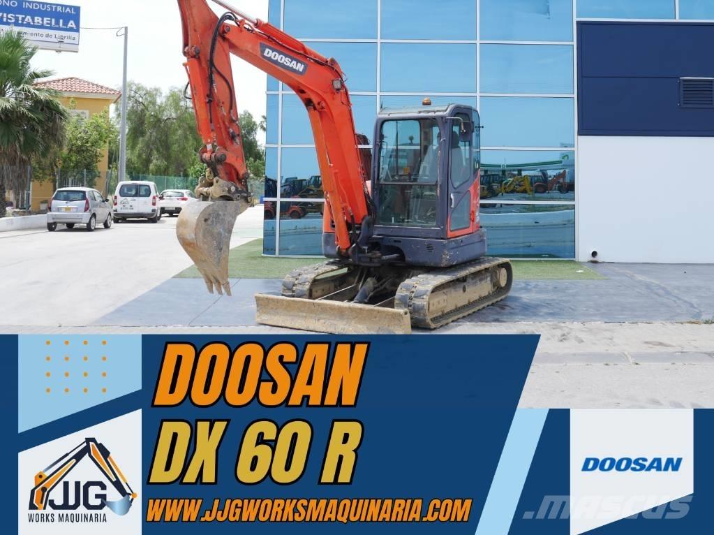 Doosan DX 60 R Εκσκαφάκι (διαβολάκι) < 7t