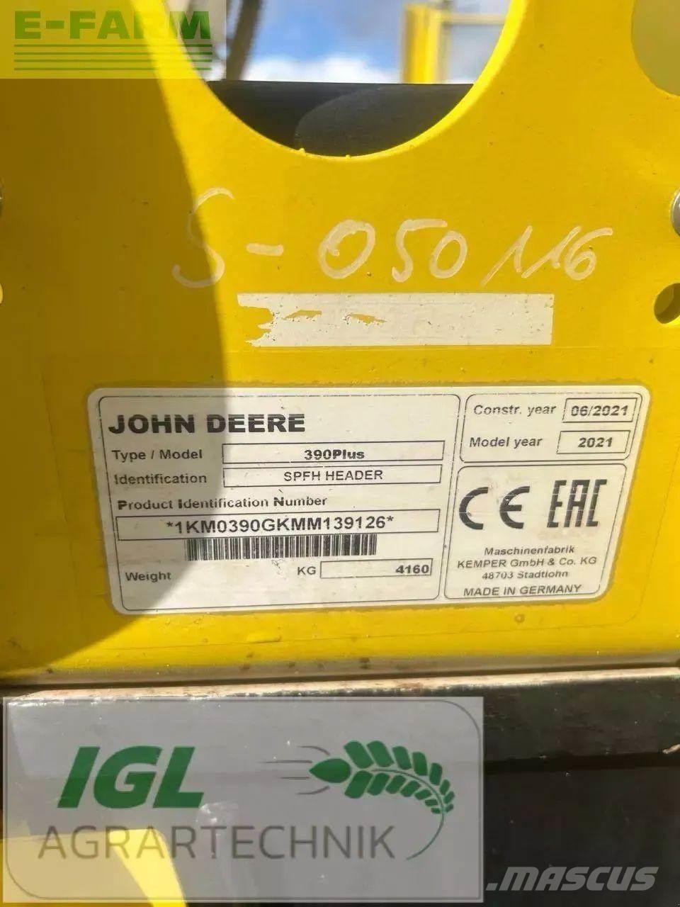 John Deere 9700 i Μηχανές χορτονομής