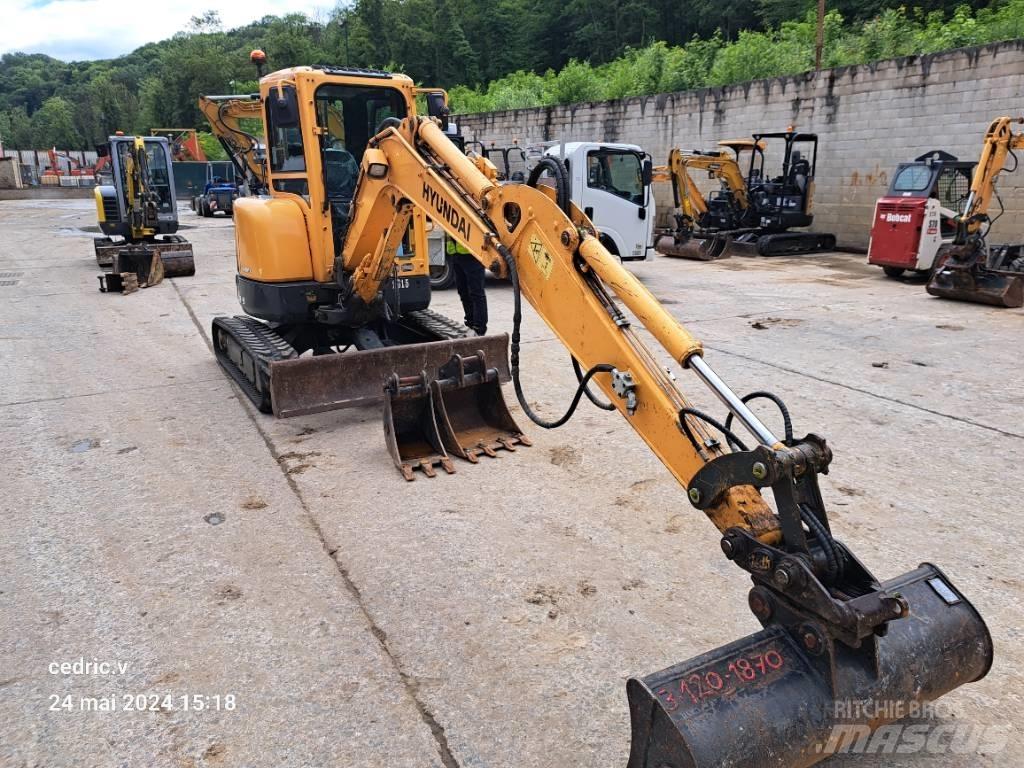 Hyundai R35Z-9 Εκσκαφάκι (διαβολάκι) < 7t