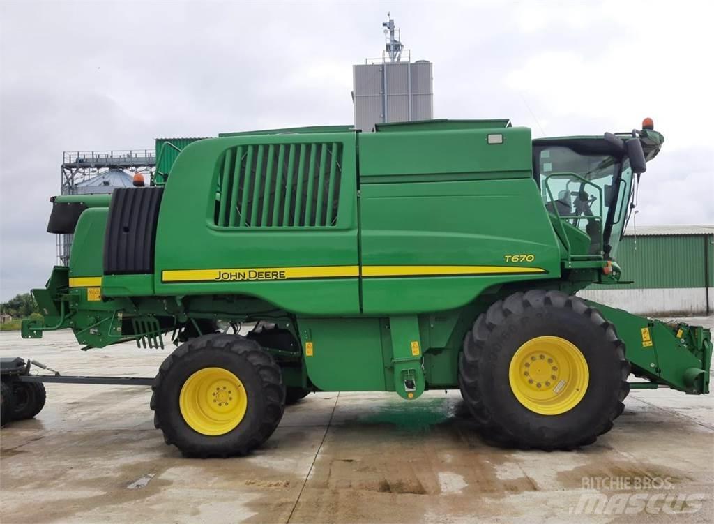 John Deere T670 Θεριζοαλωνιστικές μηχανές