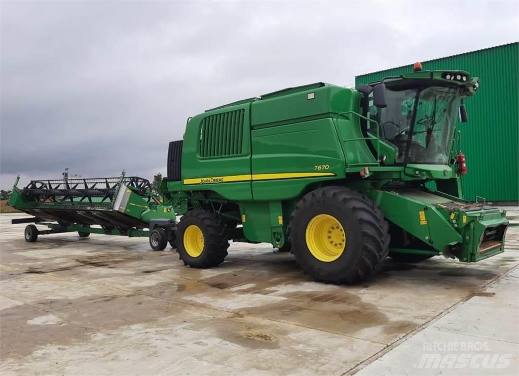 John Deere T670 Θεριζοαλωνιστικές μηχανές