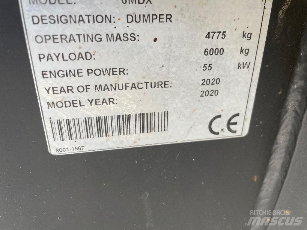 Mecalac 6 MDX Dumpers εργοταξίου