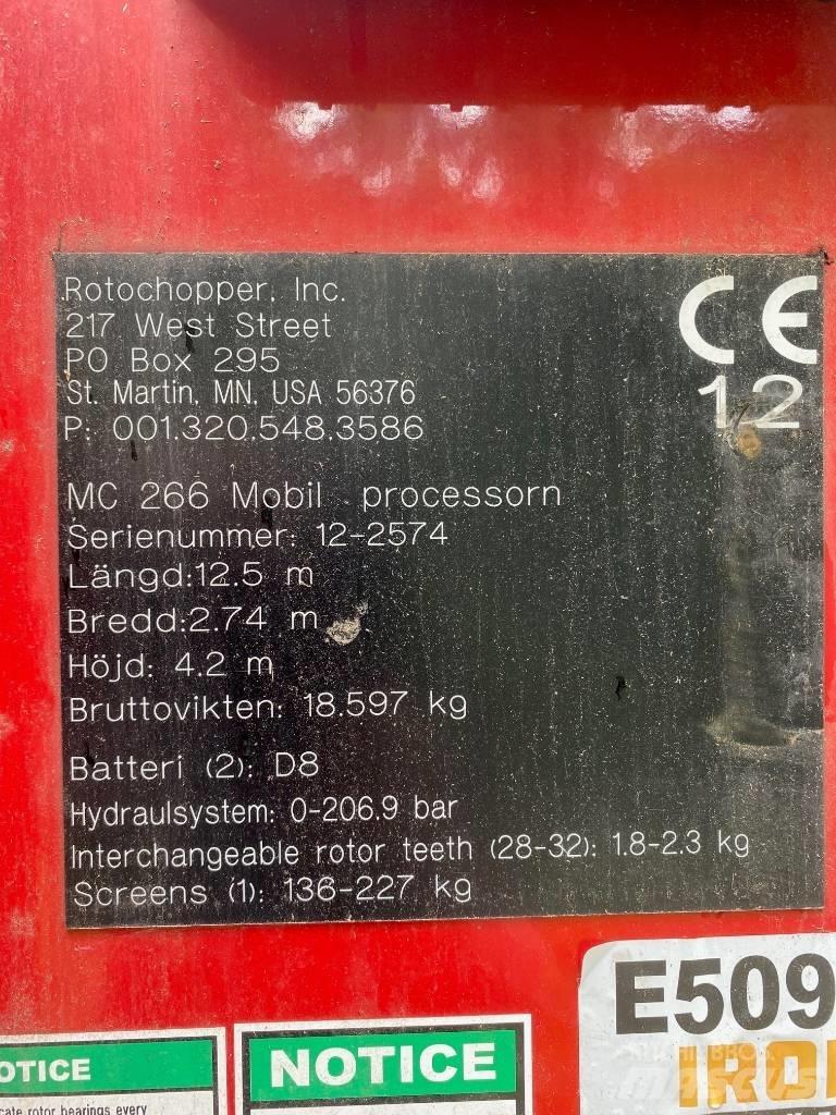 Rotochopper MC 266 Τεμαχιστές αποβλήτων