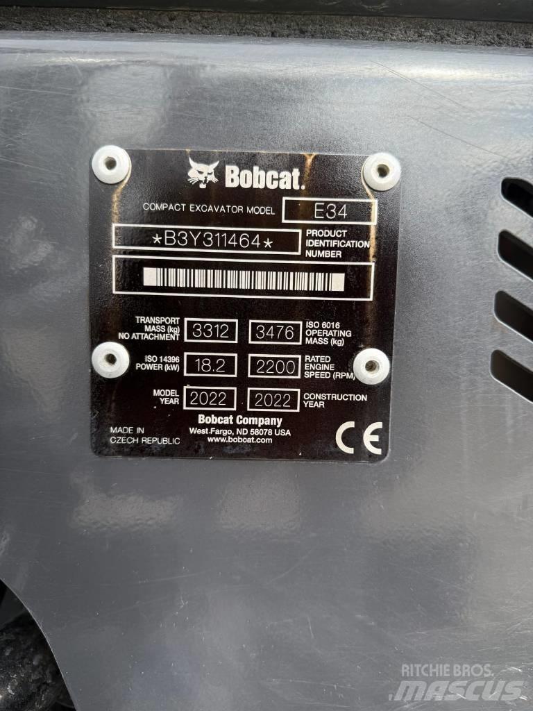 Bobcat E 34 Εκσκαφάκι (διαβολάκι) < 7t