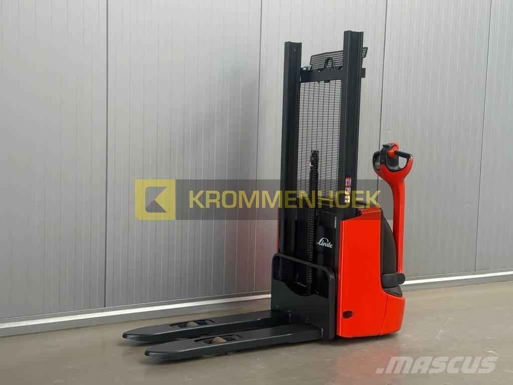Linde L 10 Παλετοφόρα πεζού χειριστή με ιστό