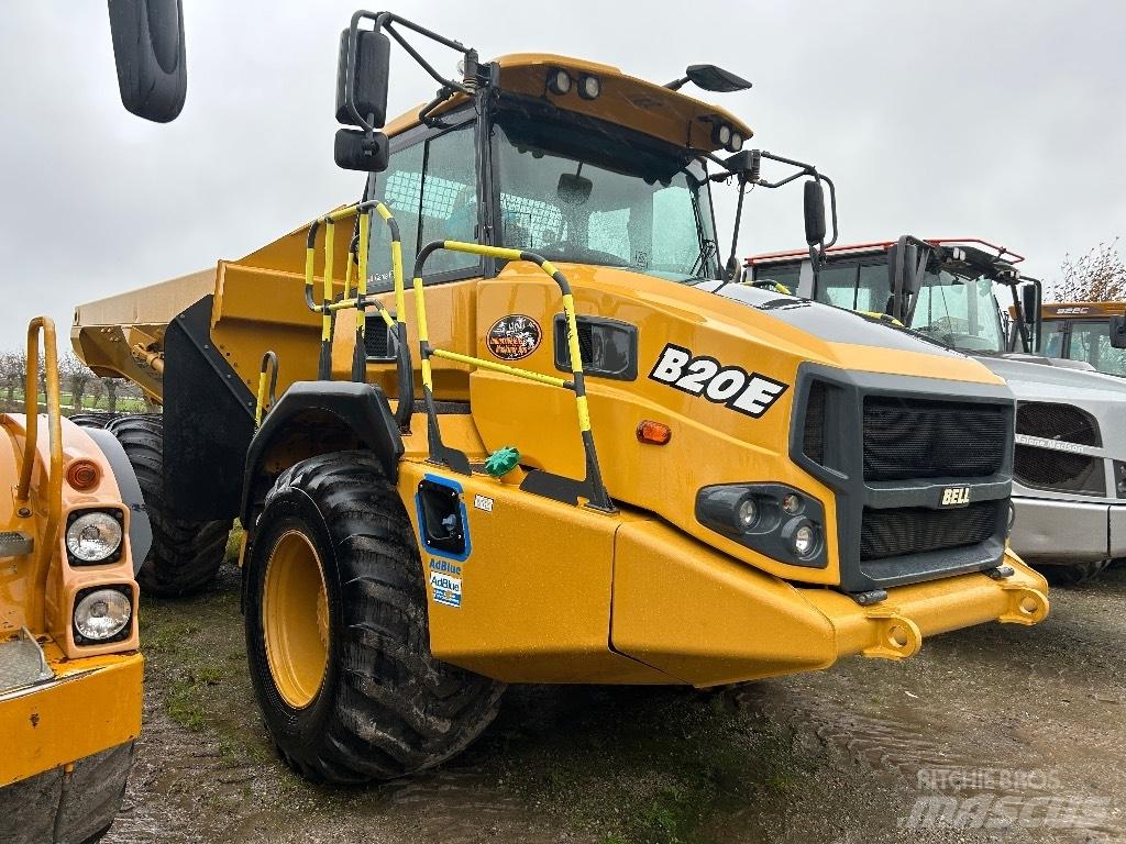 Bell B20E Άκαμπτα Dumper με ανατρεπόμενο κάδο