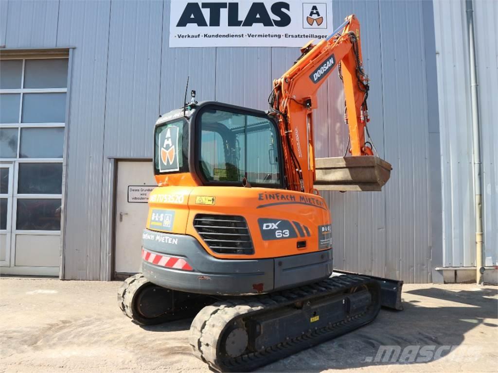 Doosan DX63-3 Εκσκαφάκι (διαβολάκι) < 7t