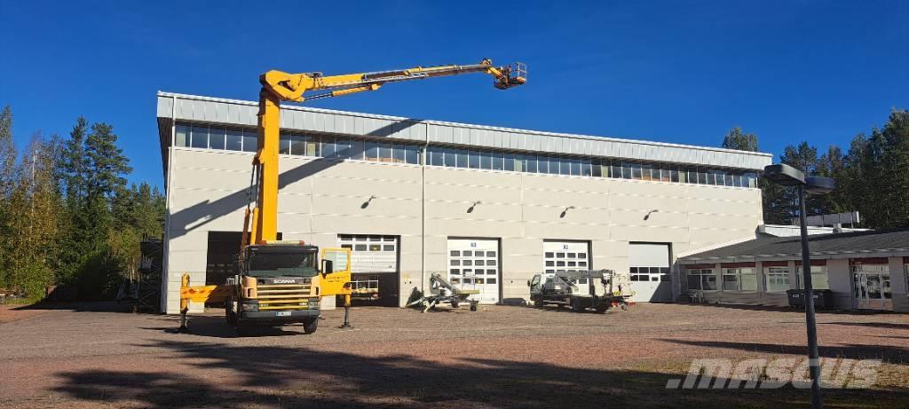 Scania P124 GB Εναέριες πλατφόρμες τοποθετημένες σε φορτηγό