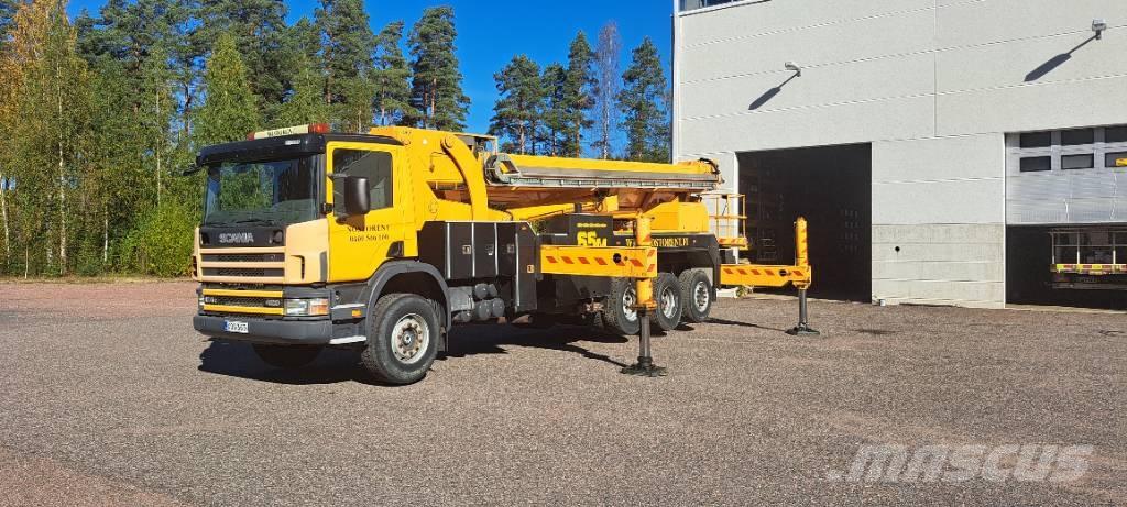 Scania P124 GB Εναέριες πλατφόρμες τοποθετημένες σε φορτηγό