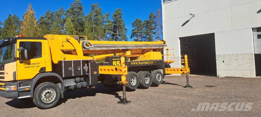 Scania P124 GB Εναέριες πλατφόρμες τοποθετημένες σε φορτηγό