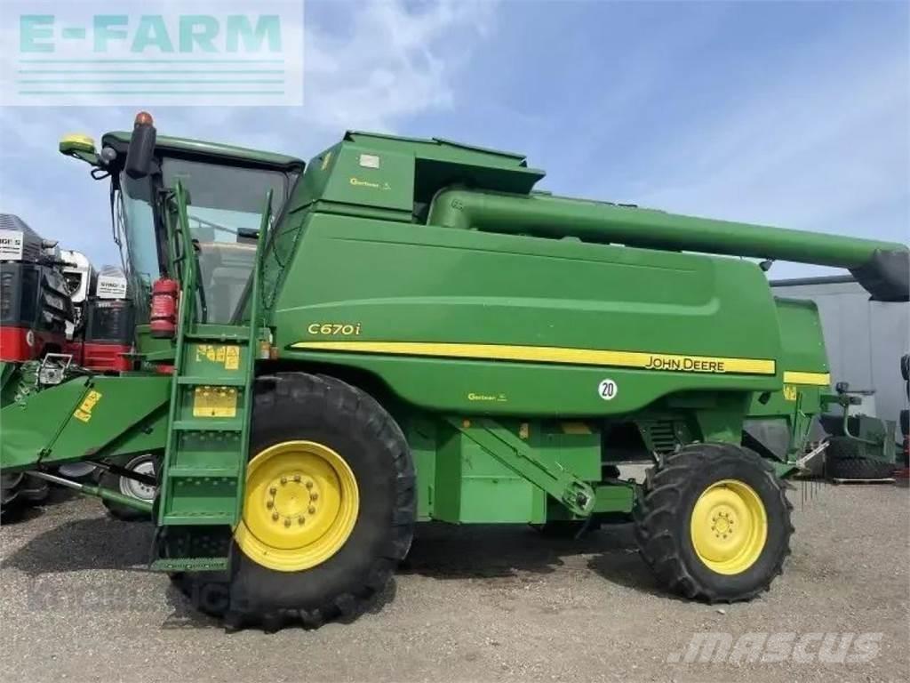John Deere c670i Θεριζοαλωνιστικές μηχανές