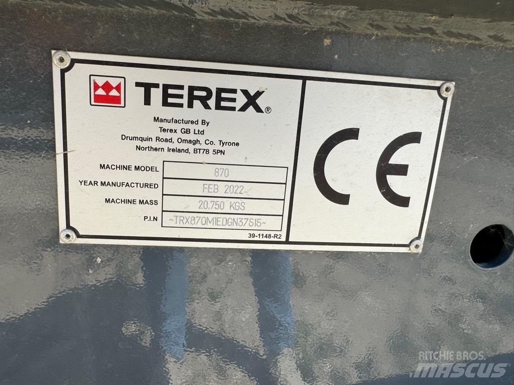 Terex 870 Κινητές μηχανές κοσκινίσματος