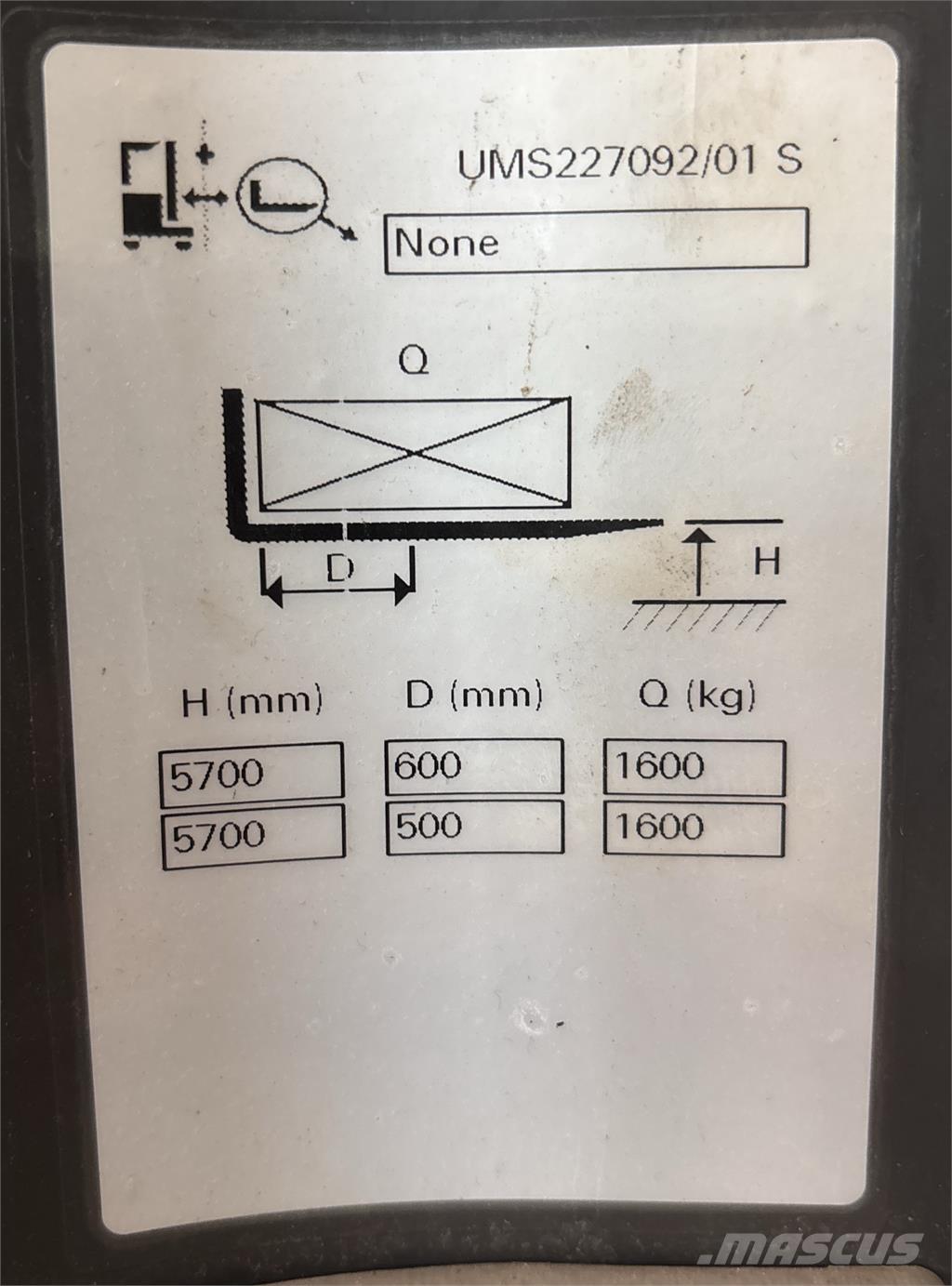Atlet UMS160 Ανυψωτικά στενών δρόμων